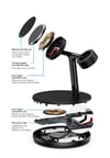 3 in 1 Magnetic Wireless Charger Stand For Phone iPhone 15 14 Pro Airpods Apple Watch Fast Charge