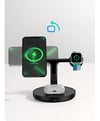 3 in 1 Magnetic Wireless Charger Stand For Phone iPhone 15 14 Pro Airpods Apple Watch Fast Charge