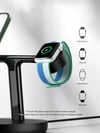3 in 1 Magnetic Wireless Charger Stand For Phone iPhone 15 14 Pro Airpods Apple Watch Fast Charge