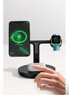 3 in 1 Magnetic Wireless Charger Stand For Phone iPhone 15 14 Pro Airpods Apple Watch Fast Charge