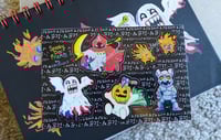 Image 1 of ♥ Spooky Digi Friends Sticker Sheet ♥ 
