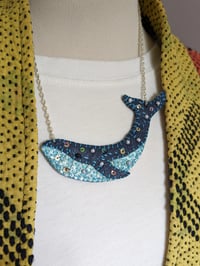 Image 2 of Blue Whale Necklace