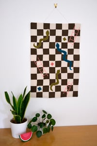 Image 1 of Snakes and Ladders Wall Hanging