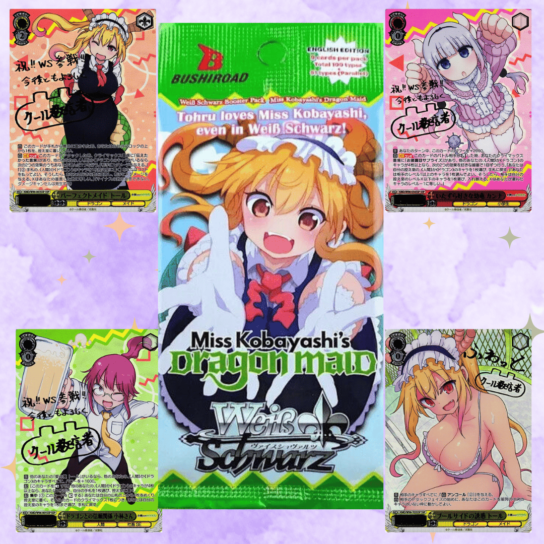 Bushiroad Announces a 'Weiss Schwarz: Miss Kobayashi's Dragon Maid' Set