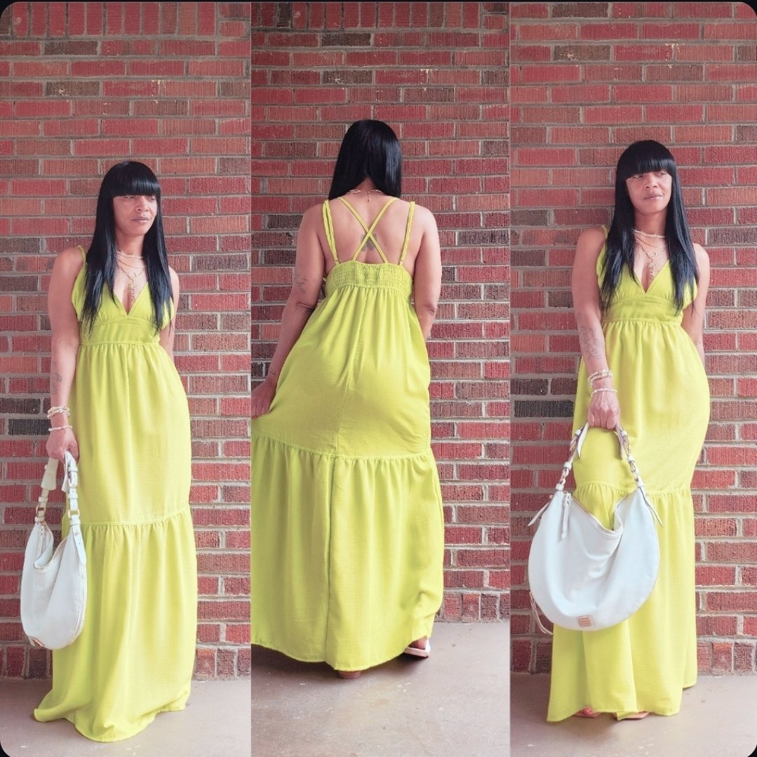 Image of Summer Maxi Dress (Green)