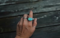 Image 2 of brilliantly blue turquoise mountain (7.75)
