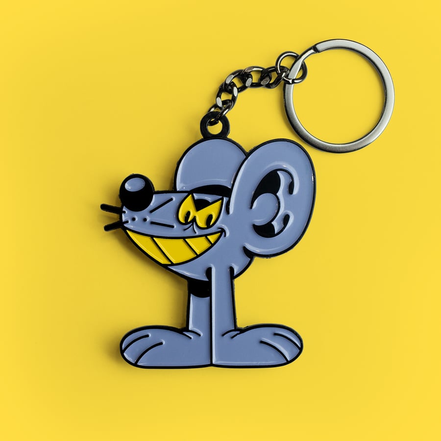 Image of Cheeky Rat Keychain