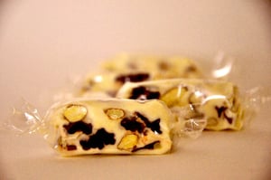 Image of Black Cherry Almond Nougat - Soft - 1/4 lb