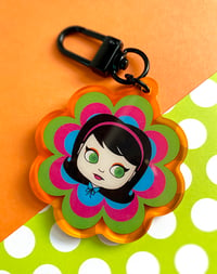 Image 1 of Bloomin' Goldie Acrylic Bag Charm