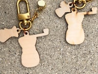 Image 5 of Coffee Lineup Wood Keychain