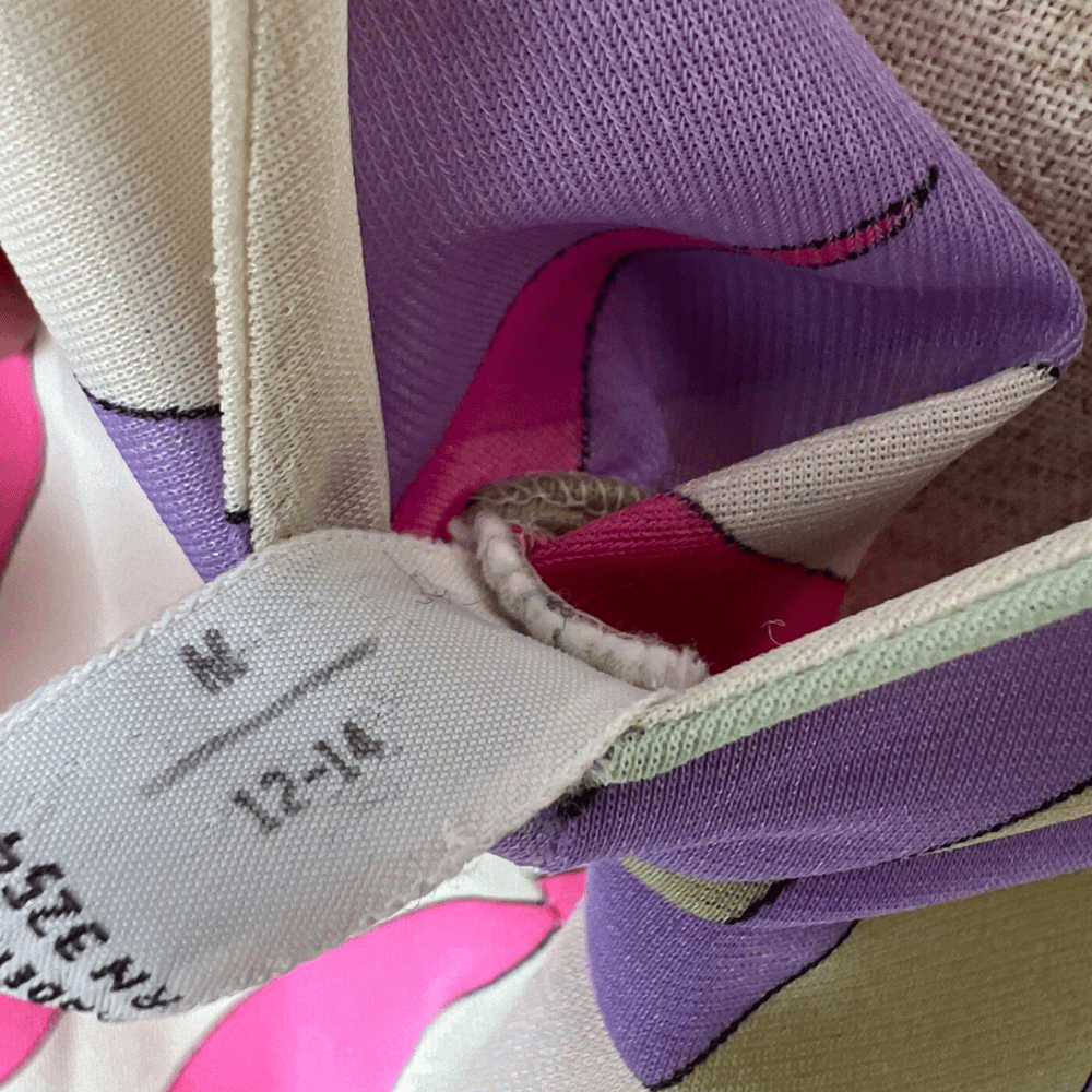 Image of EMILIO PUCCI SLIP DRESS - PINK/PURPLE