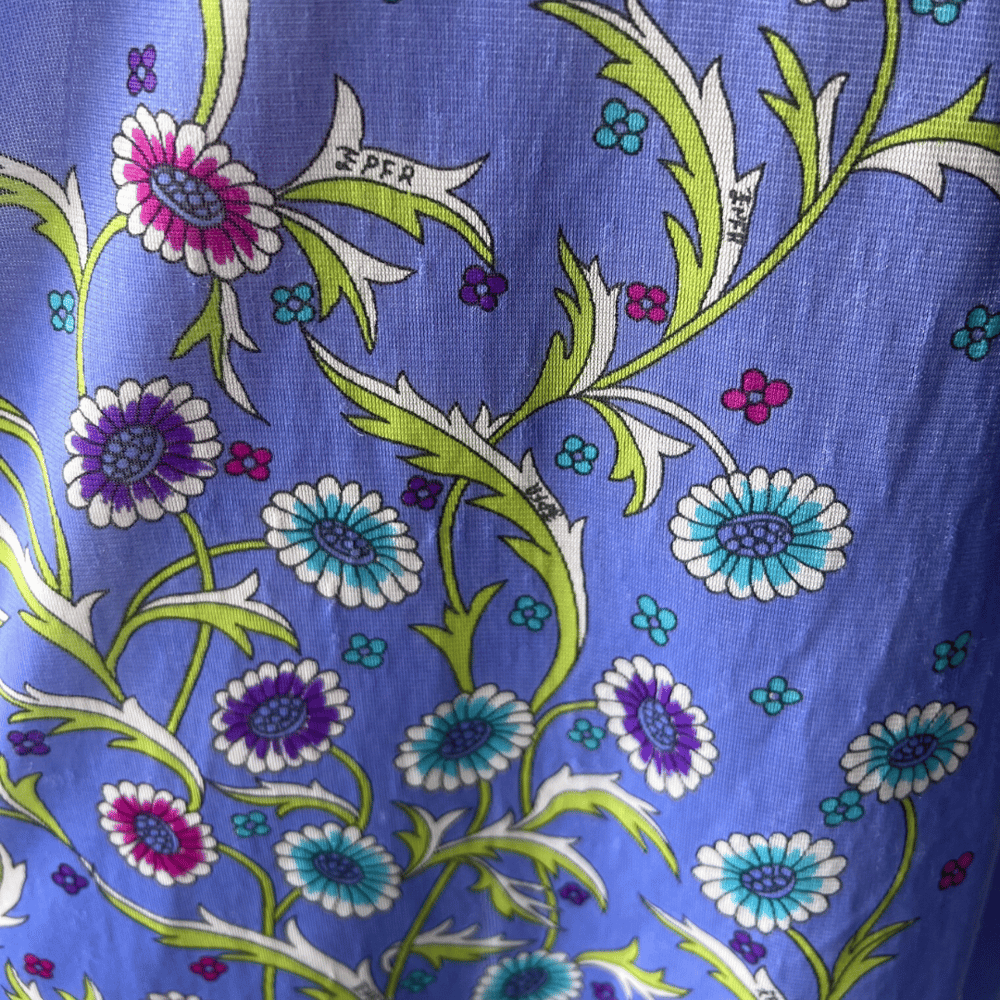 Image of EMILIO PUCCI SLIP DRESS - BLUE/PURPLE