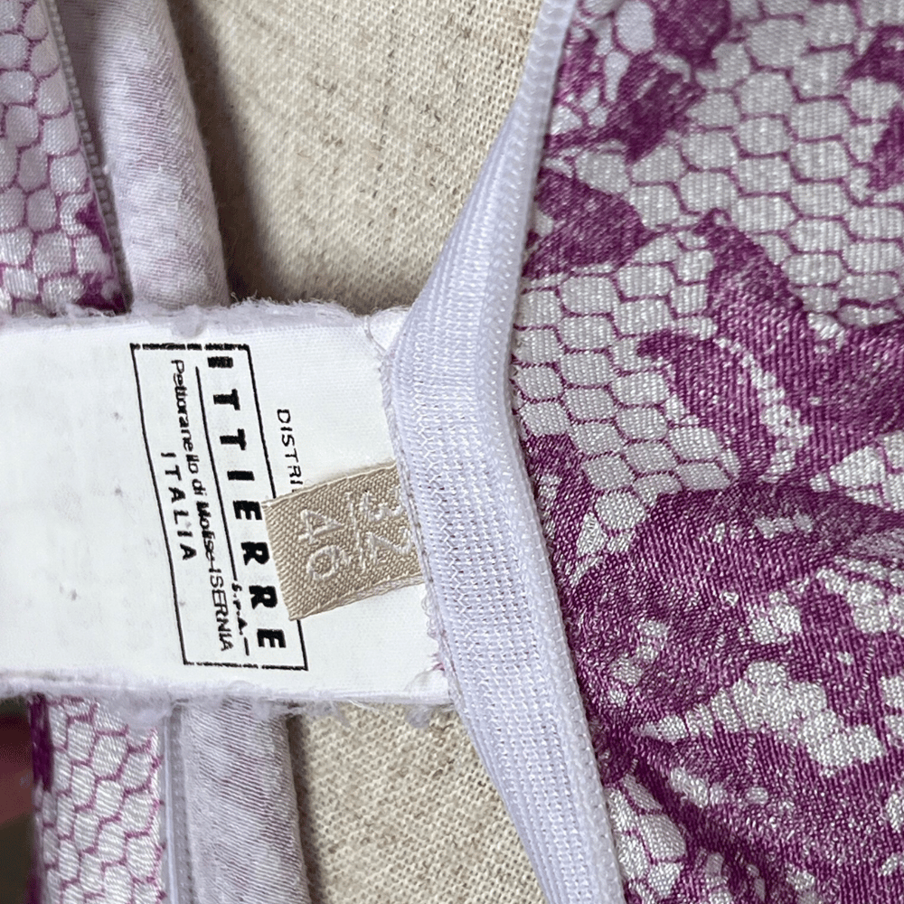 Image of JOHN GALLIANO PURPLE SILK DRESS
