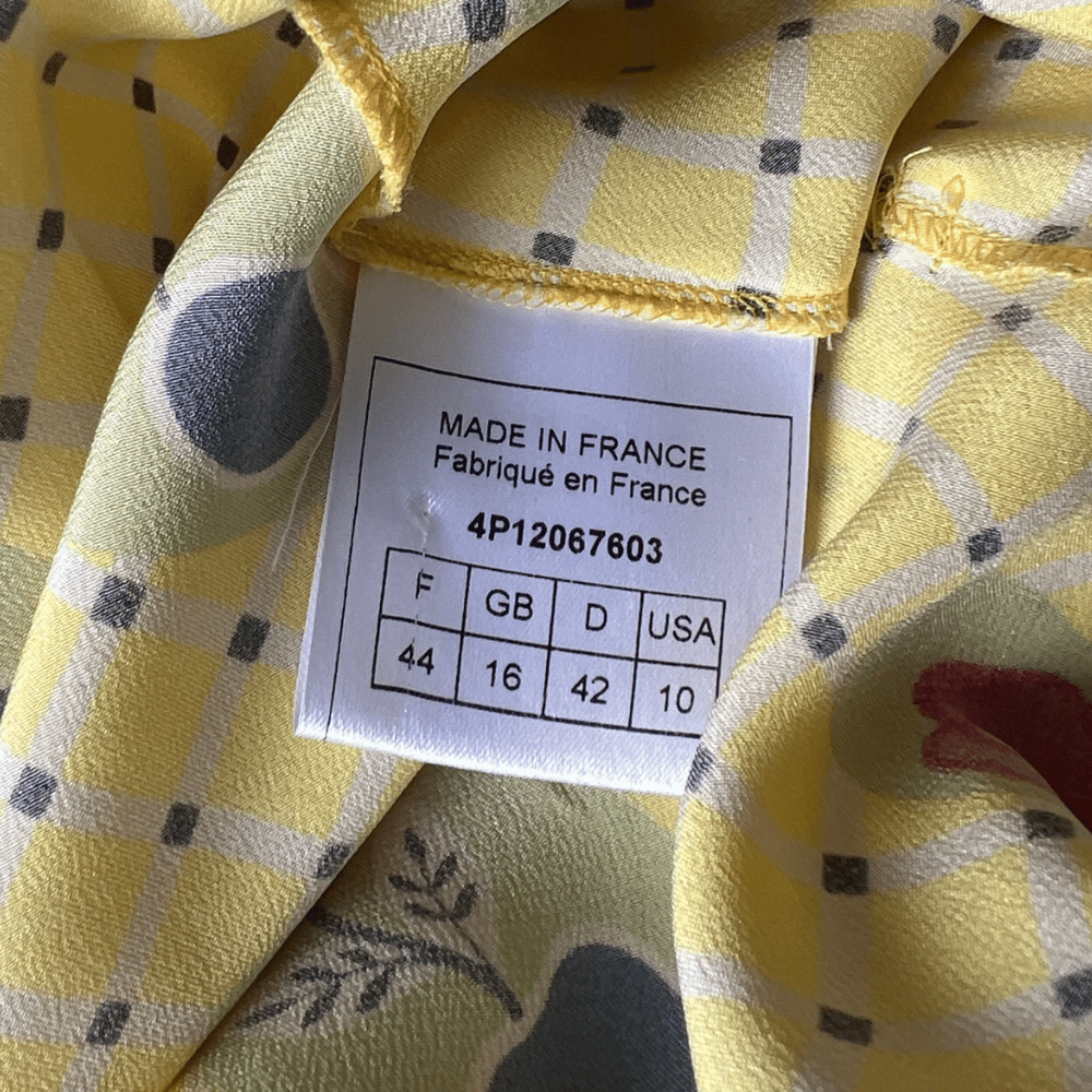 Image of JOHN GALLIANO YELLOW ROSE DRESS
