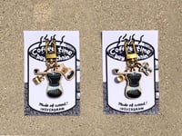 Image 1 of Coffee Lineup Wood Keychain