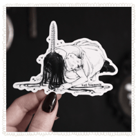 Image 1 of unicorn girl - vinyl sticker