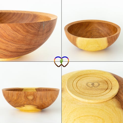 Image of Mesquite Salad Bowl with Pedestal