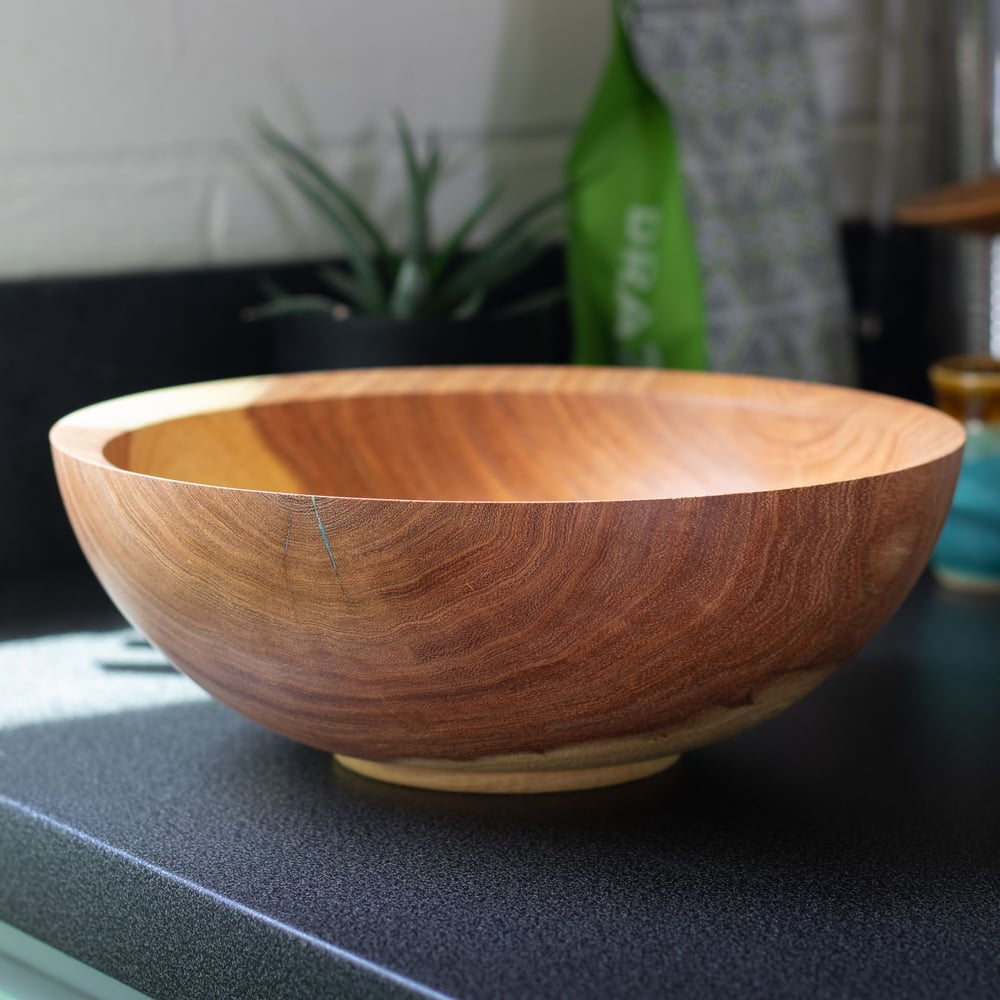 Image of Mesquite Salad Bowl with Pedestal