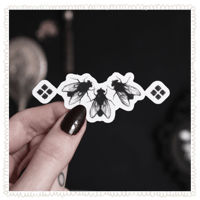 Image 1 of fly ornament - transparent sticker