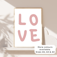 Image 1 of Love Print