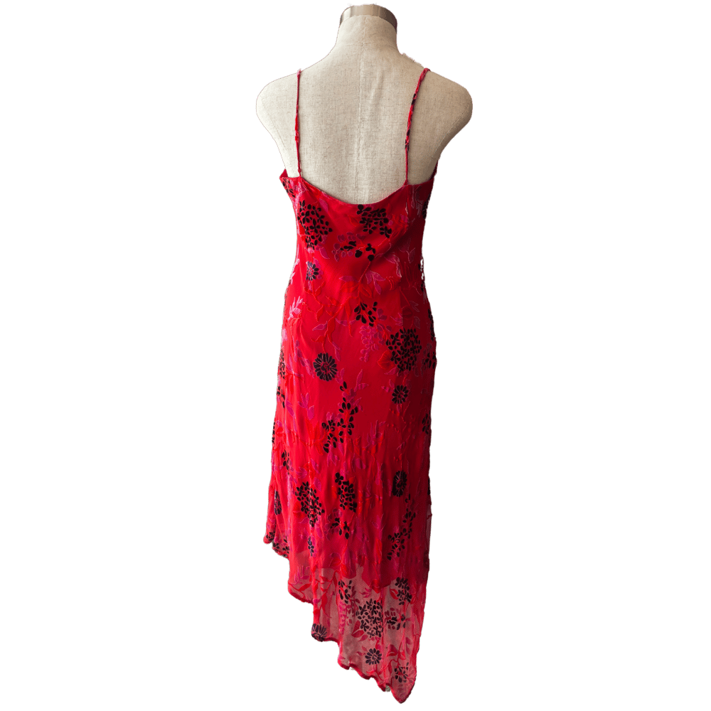 Image of LILY RED FLORAL DRESS