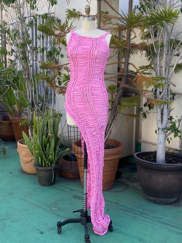 Image of CANDY FLOSS BRAIDED DRESS 