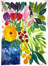 Watercolour Gouache  Florals