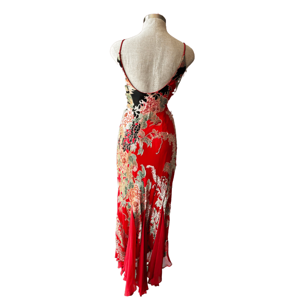 Image of SUE WONG SILK DRESS