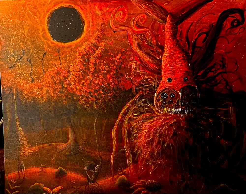 Image of dave the goldfish never died, the laws of nature he defied 16x20 print