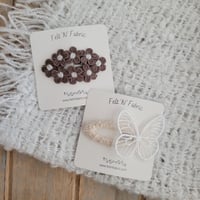 Image 1 of Butterfly & Brown Daisy // Sweet Pea Collection 