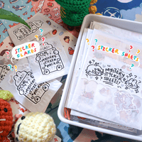 Image 2 of Mystery Packs (journal stickers + prints)