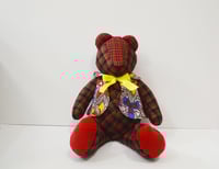 Image 5 of Tartan Teddy Floral Waistcoat