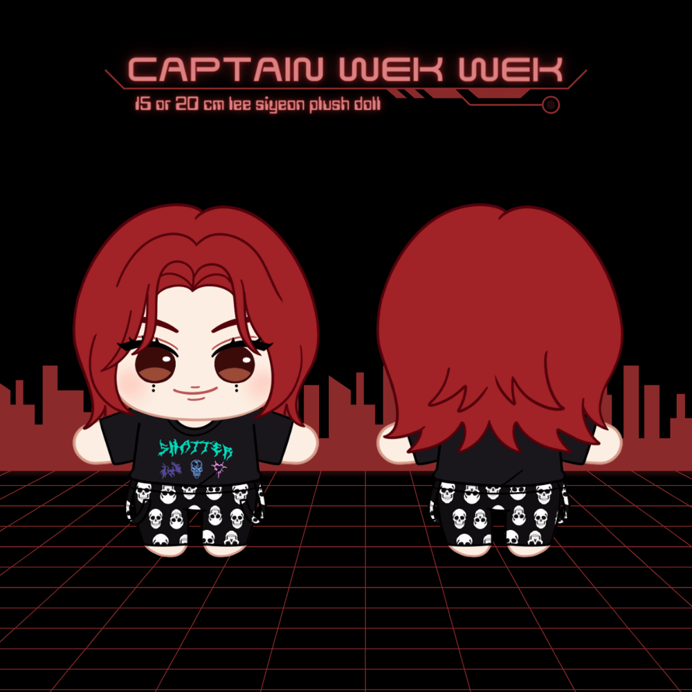 Image of 'dollcatcher: captain wek wek' 20 cm plush doll PRE-ORDER