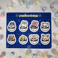 Pokezooballs Sticker Sheet