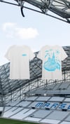 T-SHIRT ON M'APPELLE MARSEILLE BLEU CIEL X MAISON MERE 