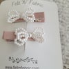 Pearl Bow Clip // Sweet Pea Collection