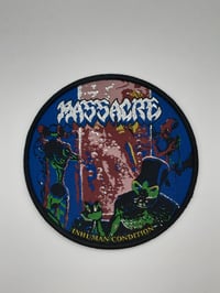 Official Massacre - Inhuman Condition Black Border Patch