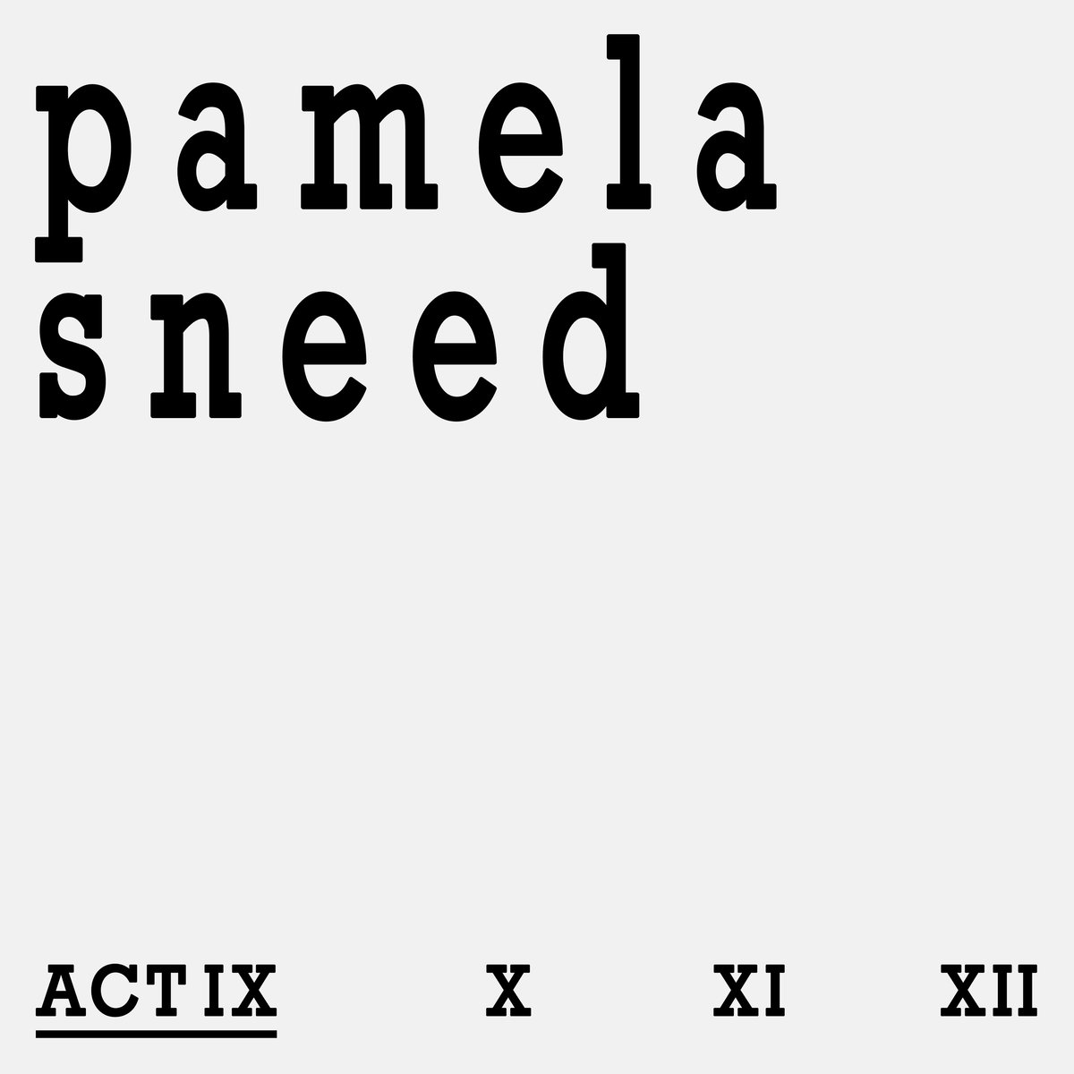 Image of IX: Pamela Sneed