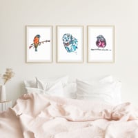 Image 9 of Pink Robin Print