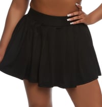 Black skirt skort