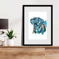Image 2 of Rhodesian Ridgeback Scout Print