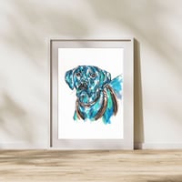 Image 4 of Rhodesian Ridgeback Scout Print