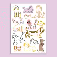 Image 2 of Dogs Collaged - Fine Art Print