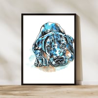 Image 3 of Puppy Weimaraner Yuni Print