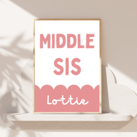 Image 3 of Sis Personalised Print