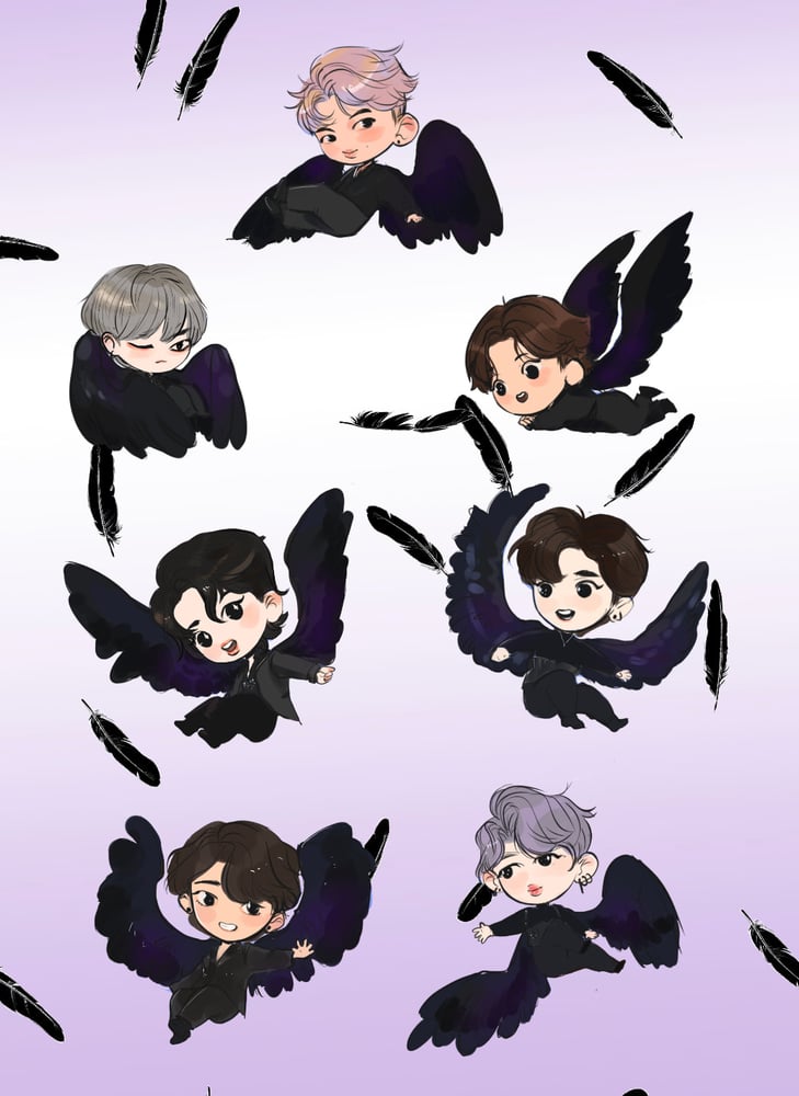 Image of Black Swan Sticker Sheet
