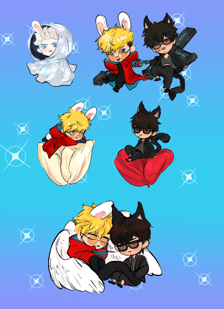Image of Trigun Sticker Sheet