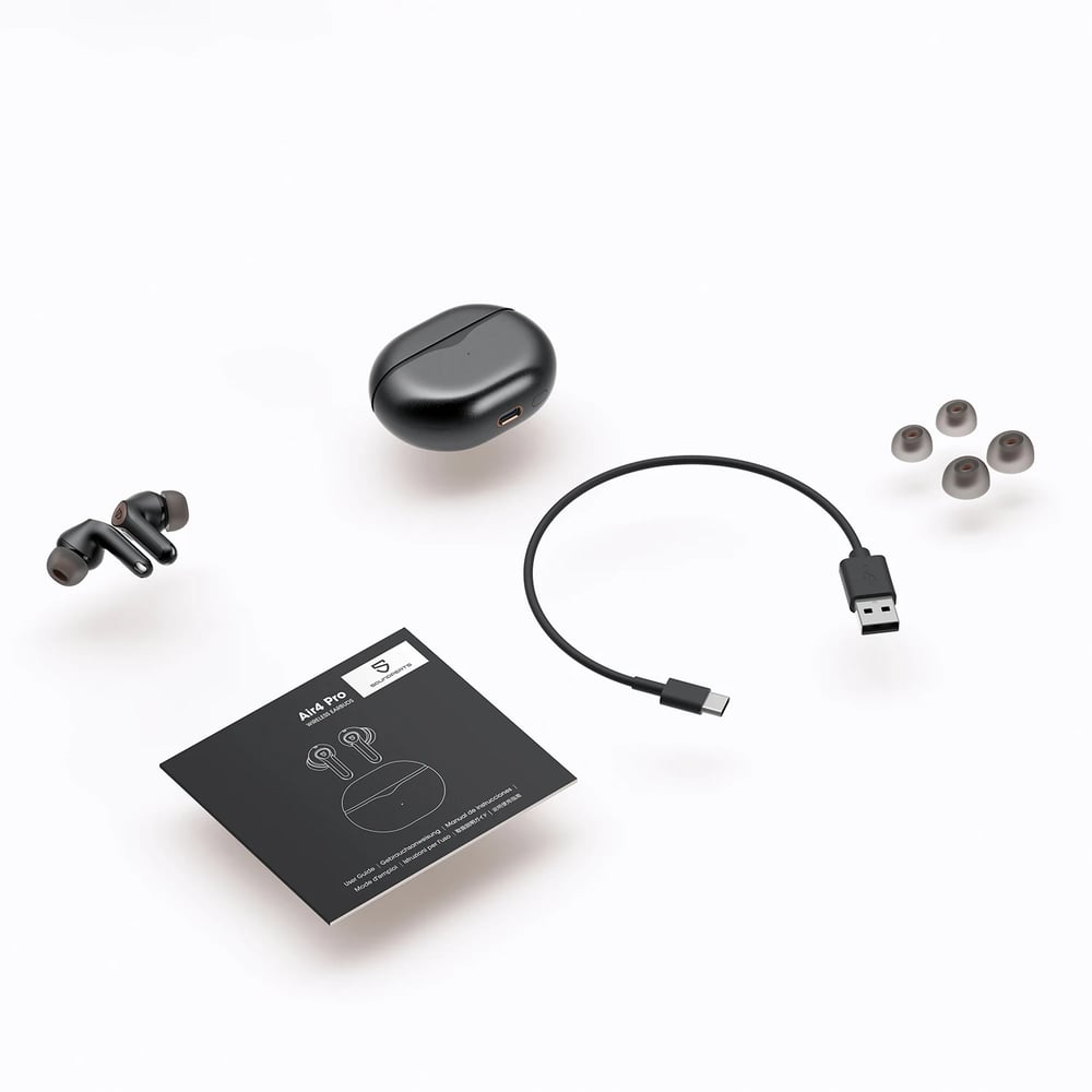 SoundPEATS Air4 Pro ANC Bluetooth 5.3 Wireless Earbuds with Lossless Sound & AptX Voice, Multipoint