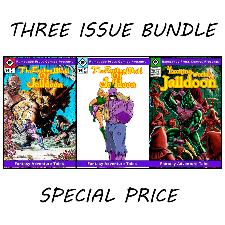 Image of TEWOJ Comics 3 issue bundle LOW STOCK