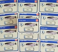 Image 1 of Fish.exe - Sticker